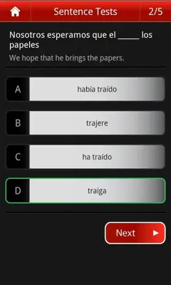 Spanish Handbook android App screenshot 1